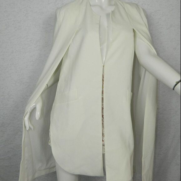 Blessed are the Meek Cape Blazer Ivory Medium - Picture 3 of 10